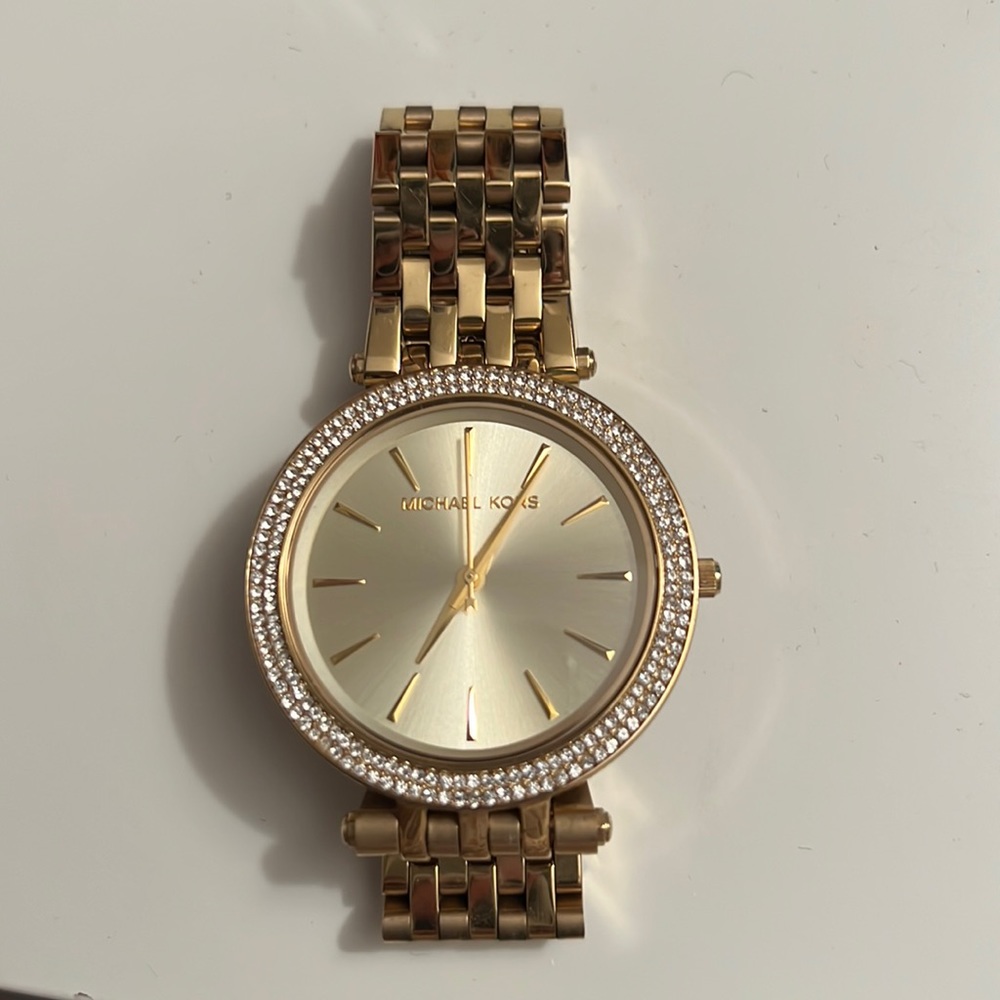 Like new Michael Kors gold watch